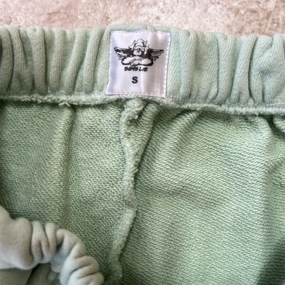 BOYS LIE Sweat Pants “Have nothing nice to say? Get blocked” Mint Green, size S - Picture 7 of 9